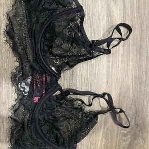 Elegant Black Lace Bralette